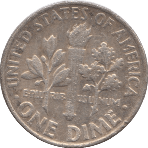 1964 SILVER ONE DIME USA - SILVER WORLD COINS - Cambridgeshire Coins