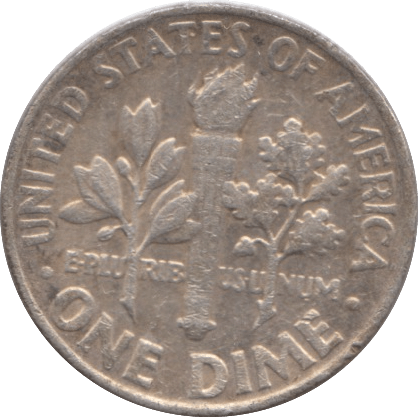 1964 SILVER ONE DIME USA - SILVER WORLD COINS - Cambridgeshire Coins