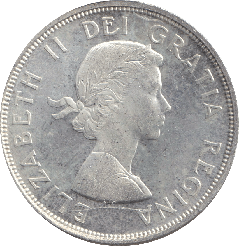 1964 SILVER ONE DOLLAR CANADA - SILVER WORLD COINS - Cambridgeshire Coins