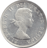 1964 SILVER ONE DOLLAR CANADA - SILVER WORLD COINS - Cambridgeshire Coins