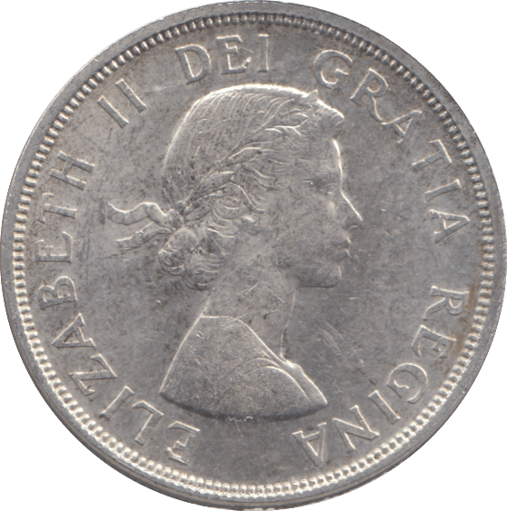 1964 SILVER ONE DOLLAR CANADA - SILVER WORLD COINS - Cambridgeshire Coins