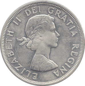 1964 SILVER ONE DOLLAR CANADA - SILVER WORLD COINS - Cambridgeshire Coins