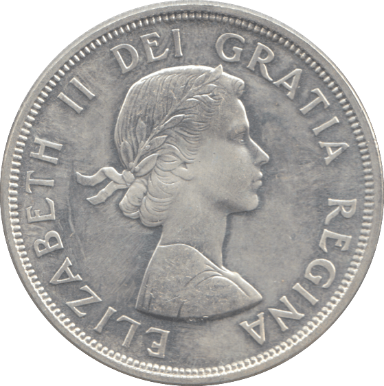 1964 SILVER ONE DOLLAR CANADA - SILVER WORLD COINS - Cambridgeshire Coins