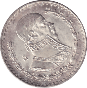 1964 SILVER PESO MEXICO - SILVER WORLD COINS - Cambridgeshire Coins