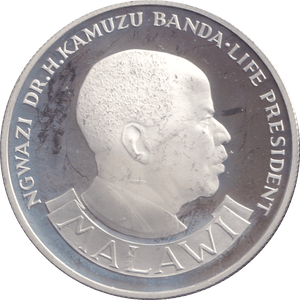1964 SILVER PROOF 10 KWACHA MALAWI - SILVER WORLD COINS - Cambridgeshire Coins