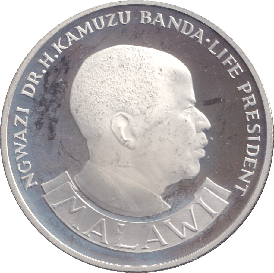 1964 SILVER PROOF 10 KWACHA MALAWI - SILVER WORLD COINS - Cambridgeshire Coins