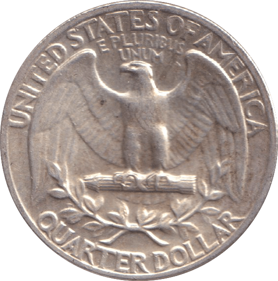 1964 SILVER QUARTER DOLLAR USA - SILVER WORLD COINS - Cambridgeshire Coins