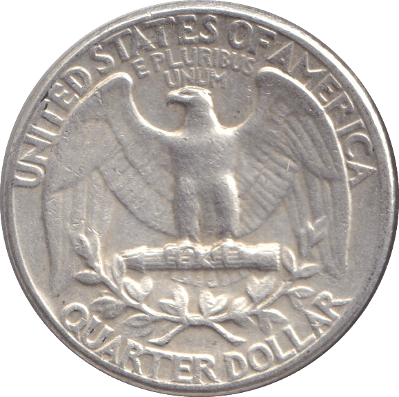 1964 SILVER QUARTER DOLLAR USA - SILVER WORLD COINS - Cambridgeshire Coins