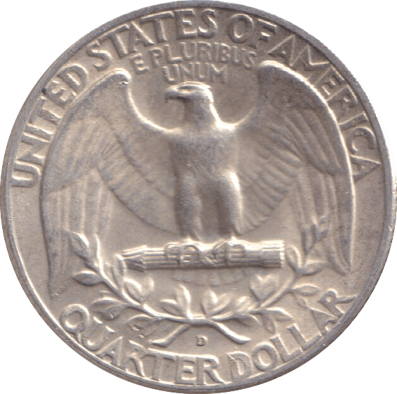 1964 SILVER QUARTER DOLLAR USA - SILVER WORLD COINS - Cambridgeshire Coins