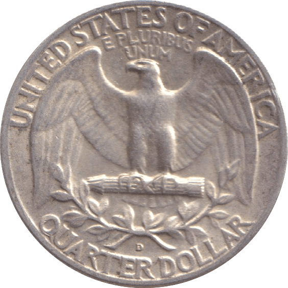 1964 SILVER QUARTER DOLLAR USA - SILVER WORLD COINS - Cambridgeshire Coins