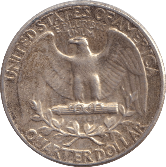 1964 SILVER QUARTER DOLLAR USA - SILVER WORLD COINS - Cambridgeshire Coins