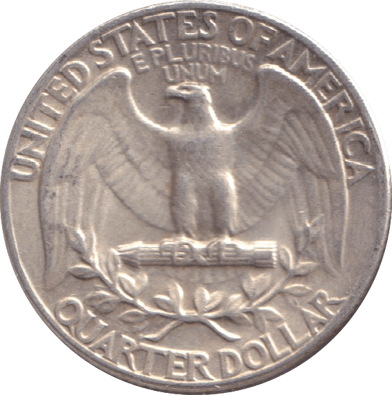 1964 SILVER QUARTER DOLLAR USA - SILVER WORLD COINS - Cambridgeshire Coins