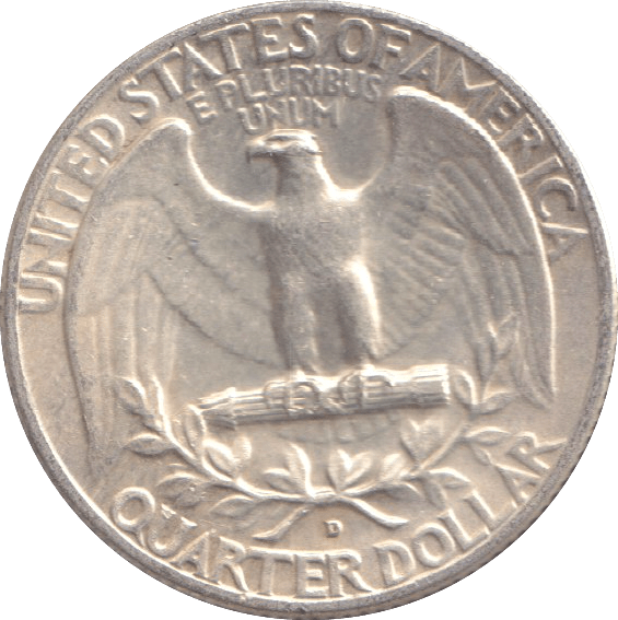 1964 SILVER QUARTER DOLLAR USA - SILVER WORLD COINS - Cambridgeshire Coins