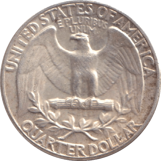 1964 SILVER QUARTER DOLLAR USA - SILVER WORLD COINS - Cambridgeshire Coins