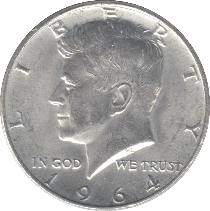 1964 SILVER USA HALF DOLLAR - SILVER WORLD COINS - Cambridgeshire Coins