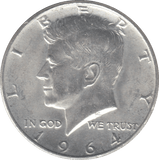 1964 SILVER USA HALF DOLLAR - SILVER WORLD COINS - Cambridgeshire Coins