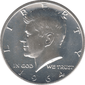 1964 SILVER USA HALF DOLLAR - SILVER WORLD COINS - Cambridgeshire Coins