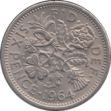 1964 SIXPENCE ( AUNC ) - SIXPENCE - Cambridgeshire Coins