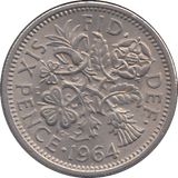 1964 SIXPENCE ( AUNC ) - SIXPENCE - Cambridgeshire Coins