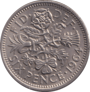 1964 SIXPENCE ( UNC ) - SIXPENCE - Cambridgeshire Coins