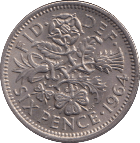 1964 SIXPENCE ( UNC ) - SIXPENCE - Cambridgeshire Coins