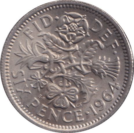 1964 SIXPENCE ( UNC ) - SIXPENCE - Cambridgeshire Coins