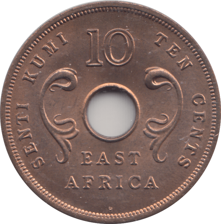 1964 TEN CENTS EAST AFRICA - WORLD COINS - Cambridgeshire Coins
