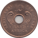 1964 TEN CENTS EAST AFRICA - WORLD COINS - Cambridgeshire Coins