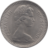 1964 TEN CENTS RHODESIA - WORLD COINS - Cambridgeshire Coins