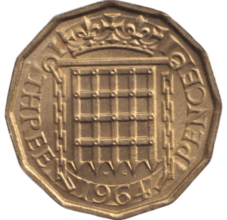 1964 THREEPENCE ( BU ) - THREEPENCE - Cambridgeshire Coins