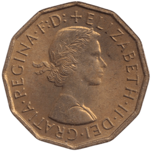 1964 THREEPENCE ( UNC ) - THREEPENCE - Cambridgeshire Coins