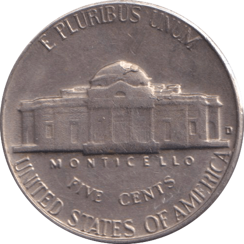 1964 USA FIVE CENTS - WORLD COINS - Cambridgeshire Coins