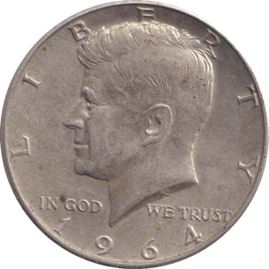 1964 USA HALF DOLLAR - WORLD COINS - Cambridgeshire Coins