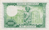 1965 1000 PESTAS BANKNOTE SPAIN REF-1572 - WORLD BANKNOTES - Cambridgeshire Coins