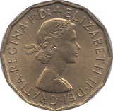 1965 BRASS THREEPENCE ( UNC ) - THREEPENCE - Cambridgeshire Coins
