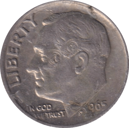 1965 DIME USA - WORLD COINS - Cambridgeshire Coins