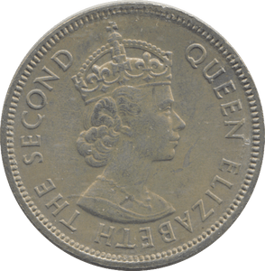 1965 FIFTY CENTS HONG KONG - WORLD COINS - Cambridgeshire Coins