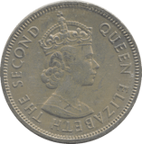 1965 FIFTY CENTS HONG KONG - WORLD COINS - Cambridgeshire Coins