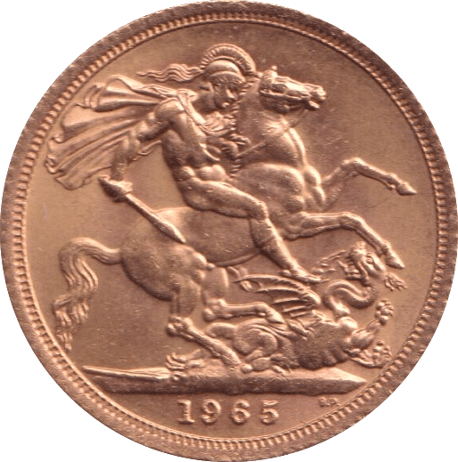 1965 GOLD SOVEREIGN ( AUNC ) - Sovereign - Cambridgeshire Coins