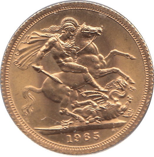 1965 GOLD SOVEREIGN ( AUNC ) - SOVEREIGN - Cambridgeshire Coins