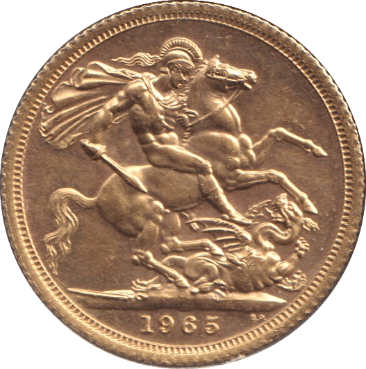 1965 GOLD SOVEREIGN ( AUNC ) - SOVEREIGN - Cambridgeshire Coins