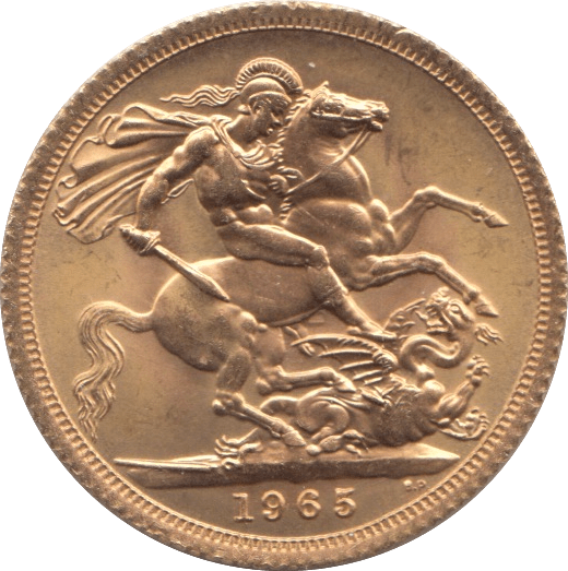 1965 GOLD SOVEREIGN ( UNC ) - SOVEREIGN - Cambridgeshire Coins