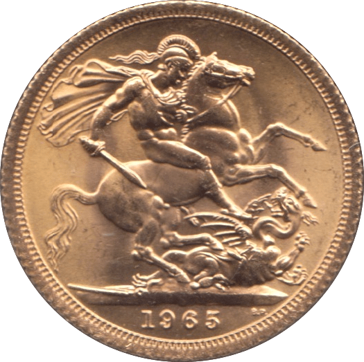 1965 GOLD SOVEREIGN ( UNC ) - SOVEREIGN - Cambridgeshire Coins
