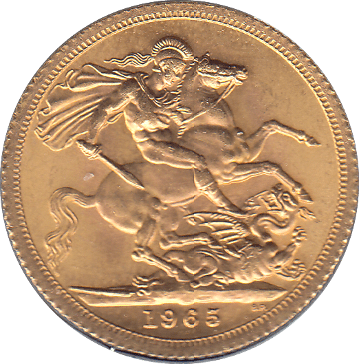 1965 GOLD SOVEREIGN ( UNC ) - Sovereign - Cambridgeshire Coins