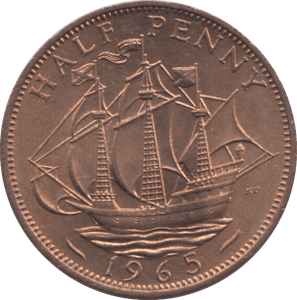 1965 HALF PENNY ( BU ) - HALFPENNY - Cambridgeshire Coins