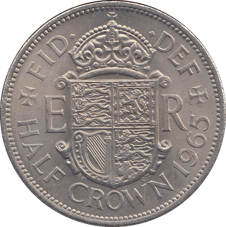 1965 HALFCROWN ( UNC ) - HALFCROWN - Cambridgeshire Coins