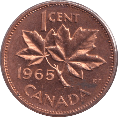 1965 ONE CENT - WORLD COINS - Cambridgeshire Coins