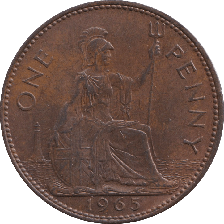 1965 PENNY ELIZABETH II ( UNC ) - PENNY - Cambridgeshire Coins