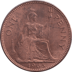 1965 PENNY ( UNC ) - PENNY - Cambridgeshire Coins