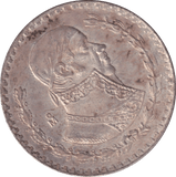 1965 SILVER 1 PESOS MEXICO - SILVER WORLD COINS - Cambridgeshire Coins